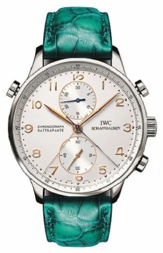 IWC Portugieser Chrono-Rattrapante Stainless Steel / Silver IW3712-06 (3712-06, IW371206)